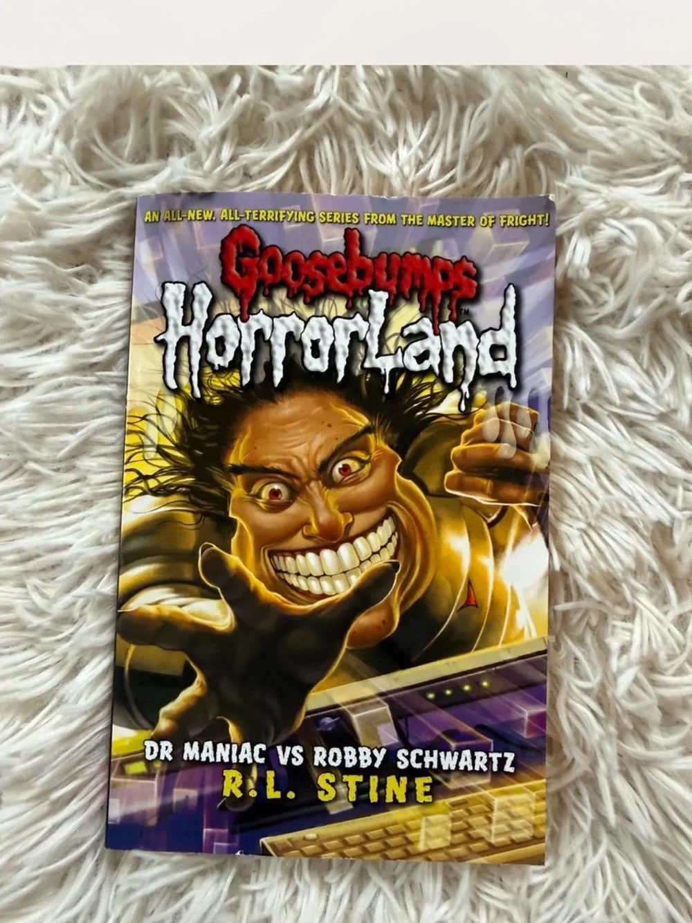 Scholastic Goosebumps HorrorLand Paperback Set - Green, Red, Blue, Purple Covers